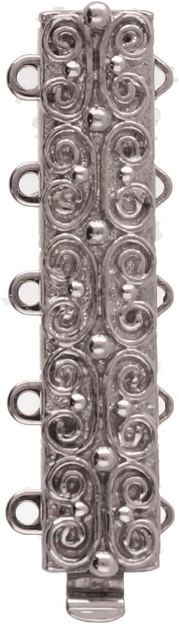 The Beadsmith Push Pull Slide Clasp – Elegant Elements – Strand Designs – Component to Finish or Connect Bracelets, Necklaces and DIY Handmade Jewelry